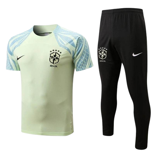 Kids Brazil 22/23 Training Shirt and Pants Set E673 - ZHÓRN