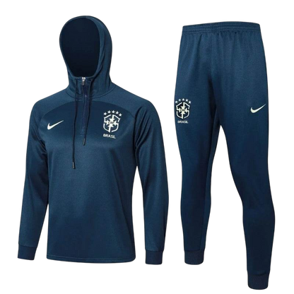 Brazil 23/24 Half-Zip Hoodie and Pants Set F538 - ZHÓRN