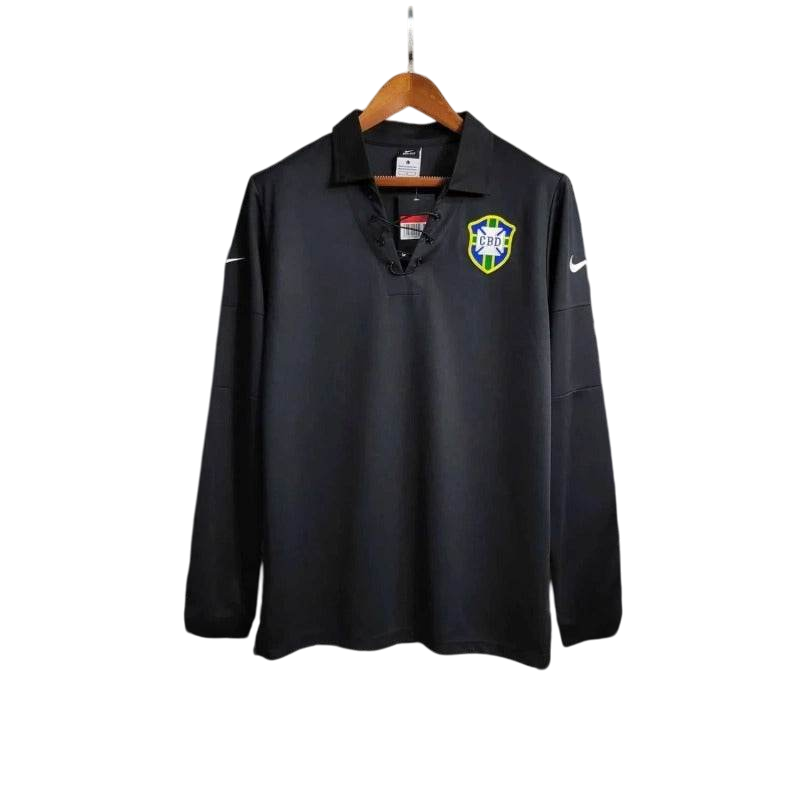 Brazil 2004 Centenary Special Retro Long Sleeve Jersey - ZHÓRN