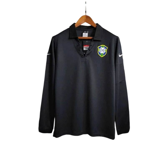 Brazil 2004 Centenary Special Retro Long Sleeve Jersey - ZHÓRN