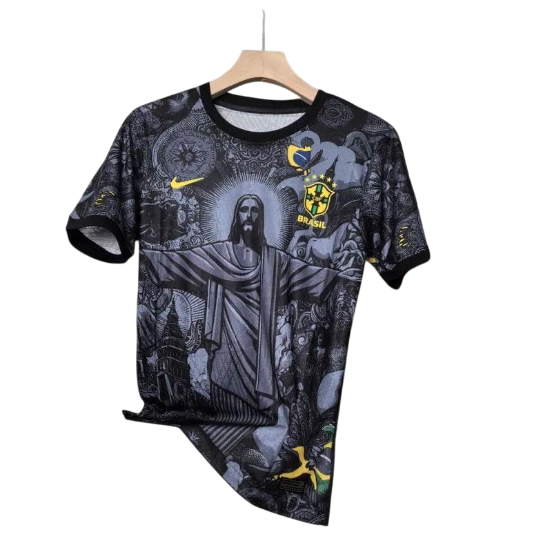 2024-25 Brazil Special Black Soccer Jersey - ZHÓRN