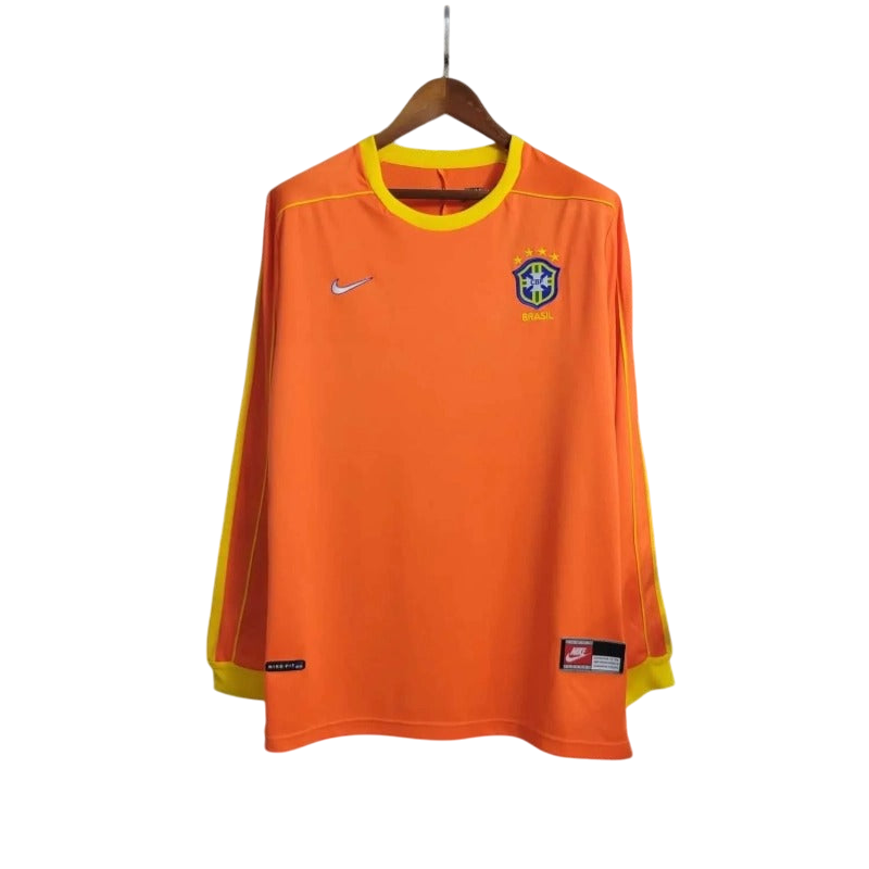 Brazil 1998/2000 Goalkeeper Retro Long Sleeve Jersey