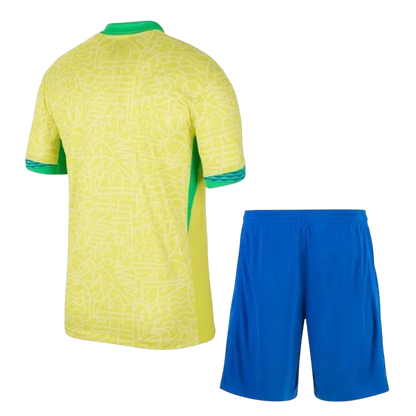 Brazil 2024 Copa Home Jersey and Short Kit - ZHÓRN