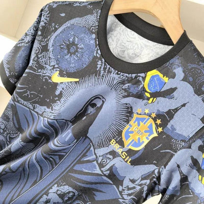 2024-25 Brazil Special Black Soccer Jersey - ZHÓRN