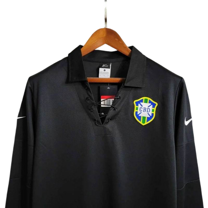 Brazil 2004 Centenary Special Retro Long Sleeve Jersey - ZHÓRN