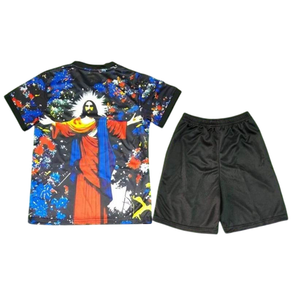 Kids Brazil 2025 Special Jersey and Short Kit Christ The Redeemer - ZHÓRN