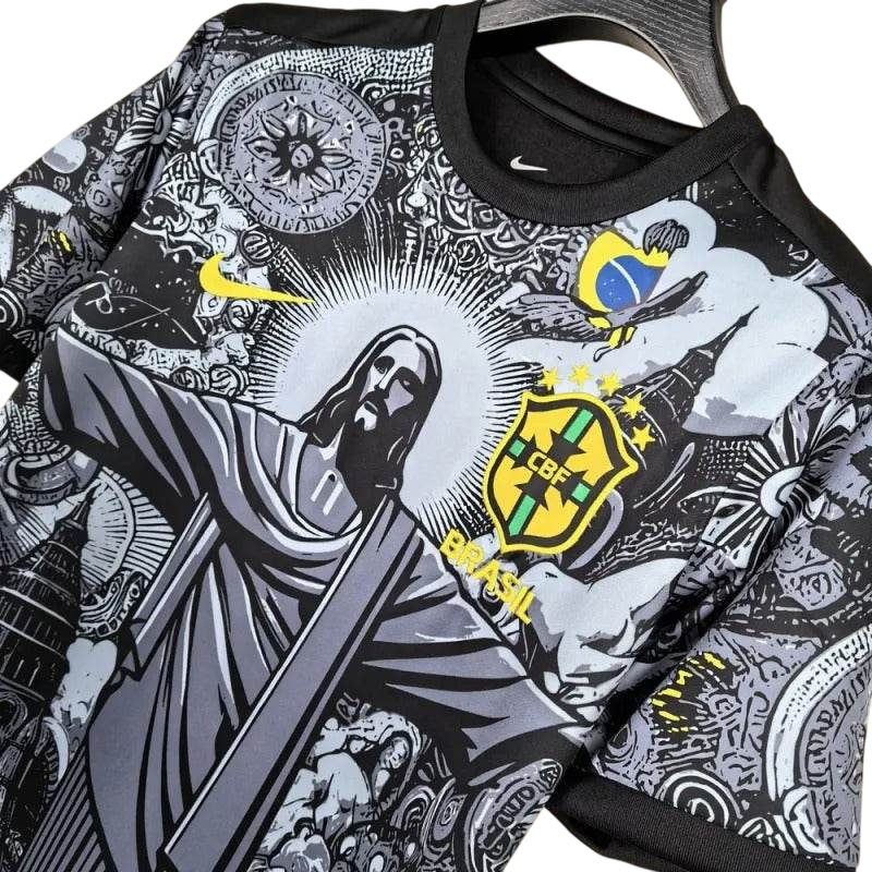 2024-25 Brazil Special Black Soccer Jersey - ZHÓRN
