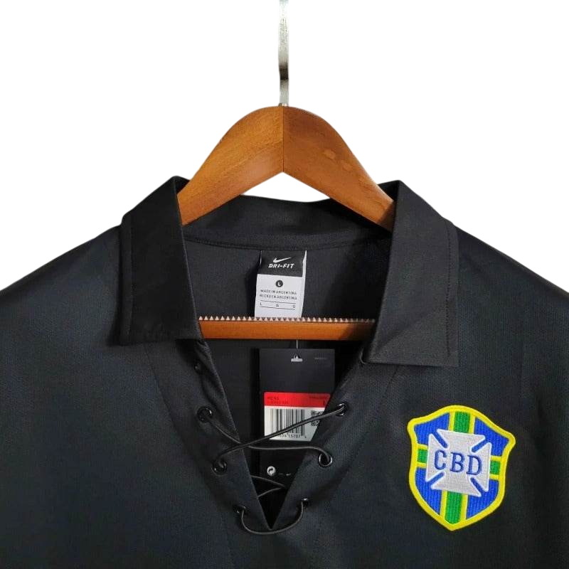 Brazil 2004 Centenary Special Retro Long Sleeve Jersey - ZHÓRN
