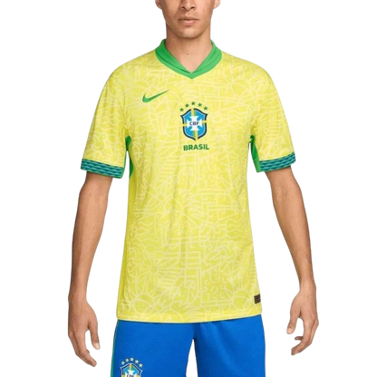 Brazil 2024 Copa Home Jersey and Short Kit - ZHÓRN