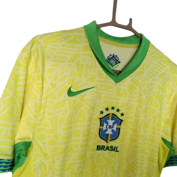 2024-25 Brazil National Team Home Soccer Jersey - ZHÓRN