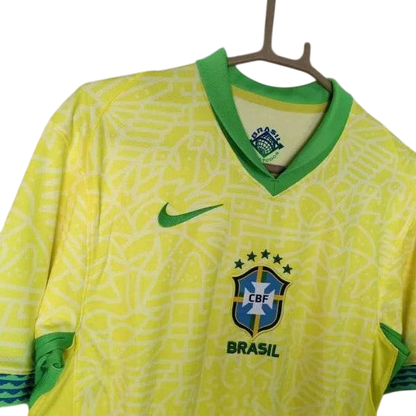 2024-25 Brazil National Team Home Soccer Jersey - ZHÓRN