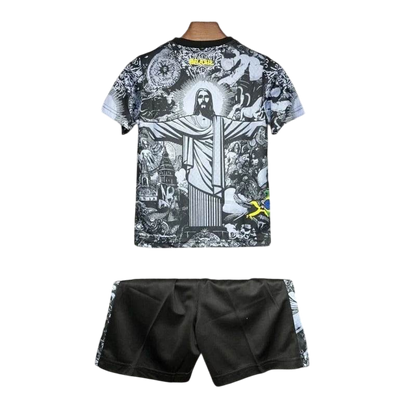 Kids Brazil 2024 Special Jersey and Short Kit Christ Redeemer - ZHÓRN