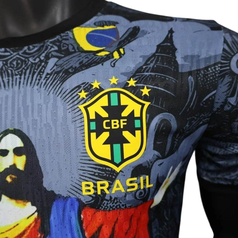 Player Version Brazil 2025 Special Authentic Jersey Christ - ZHÓRN