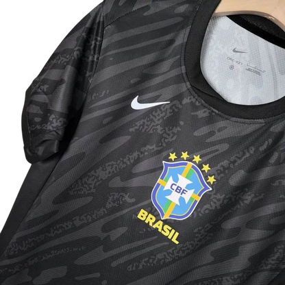 2024-25 Brazil Special Black Soccer Jersey - ZHÓRN