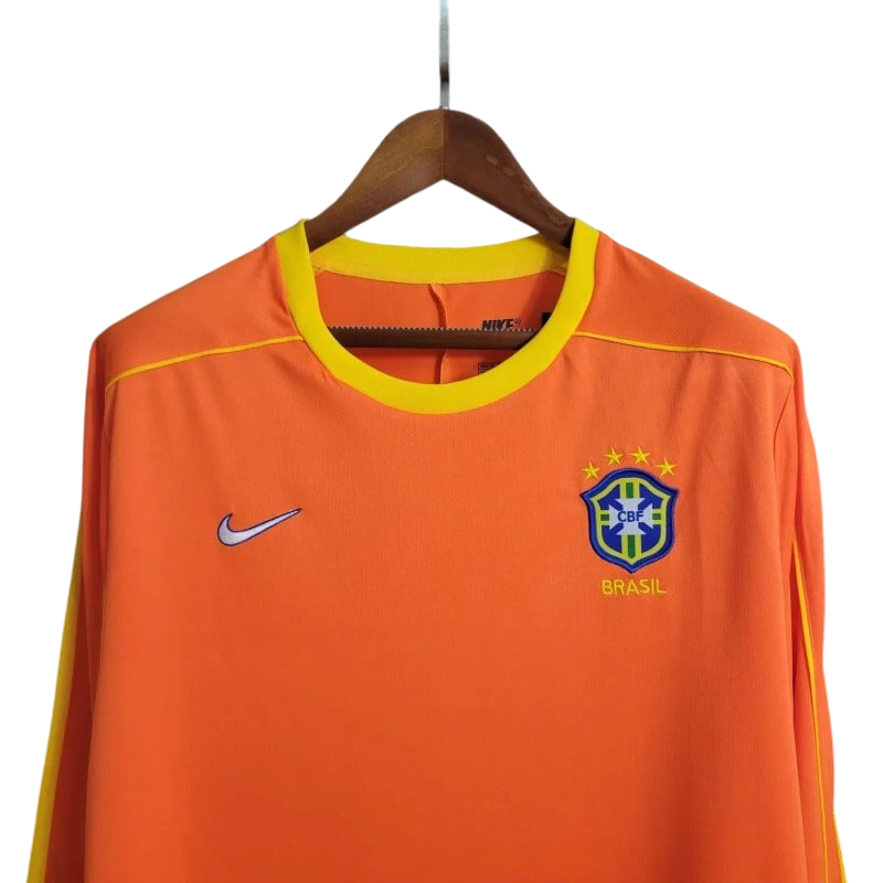 Brazil 1998/2000 Goalkeeper Retro Long Sleeve Jersey