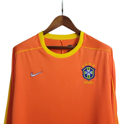 Brazil 1998/2000 Goalkeeper Retro Long Sleeve Jersey