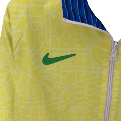 Brazil 23/24 Windbreaker Jacket - Reversible (Yellow and Blue) - ZHÓRN