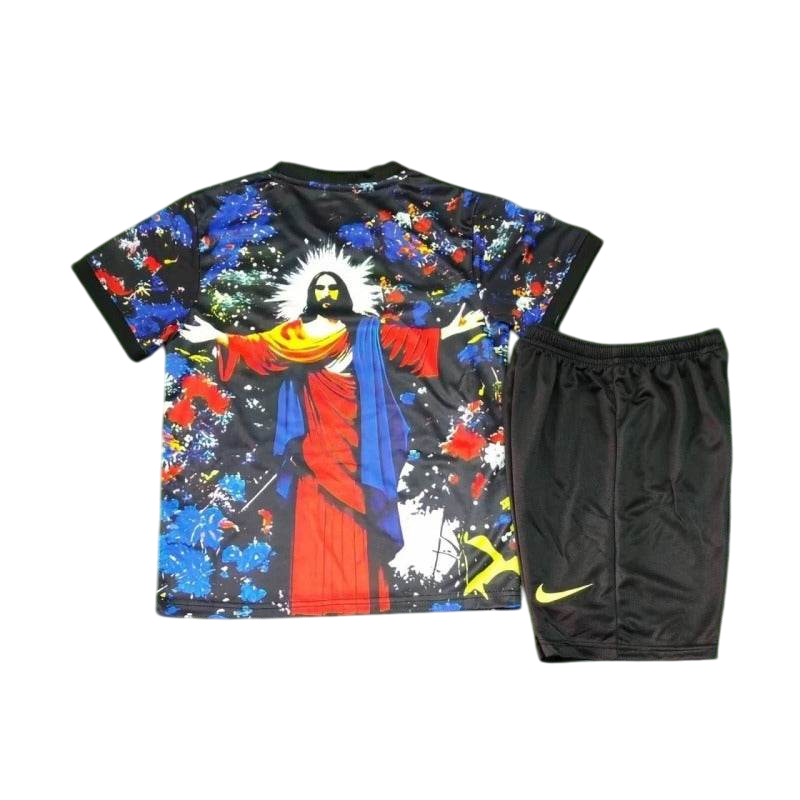 Kids Brazil 2025 Special Jersey and Short Kit Christ The Redeemer - ZHÓRN