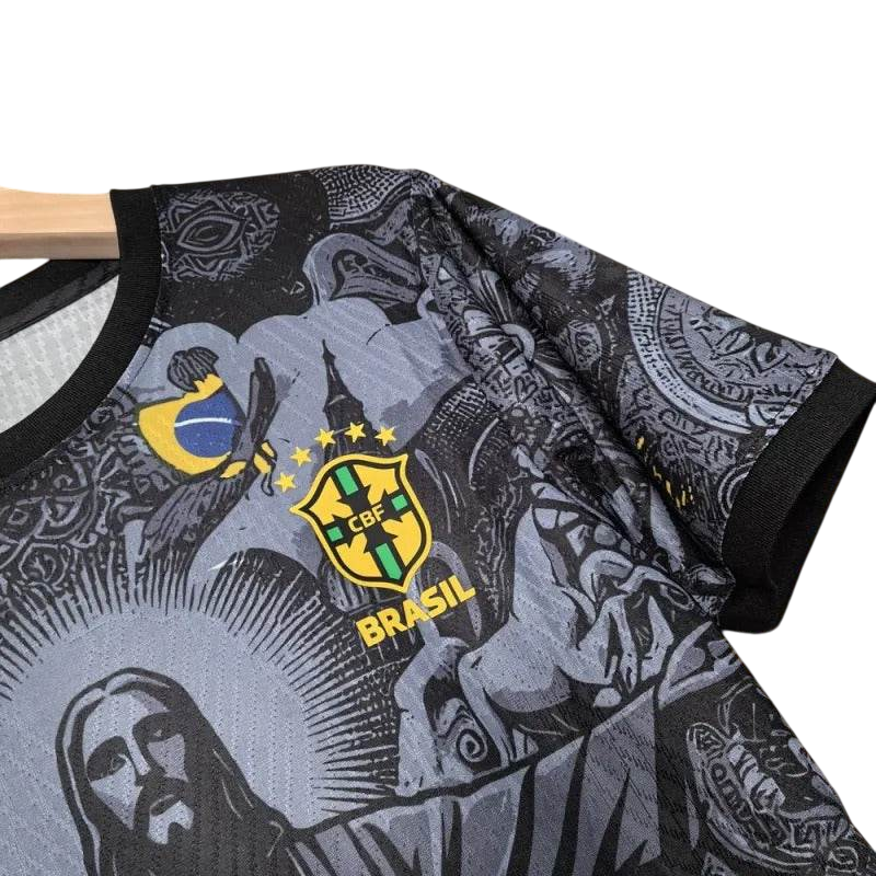 2024-25 Brazil Special Black Soccer Jersey - ZHÓRN