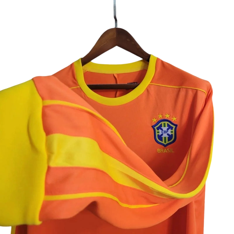 Brazil 1998/2000 Goalkeeper Retro Long Sleeve Jersey