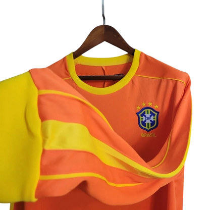 Brazil 1998/2000 Goalkeeper Retro Long Sleeve Jersey