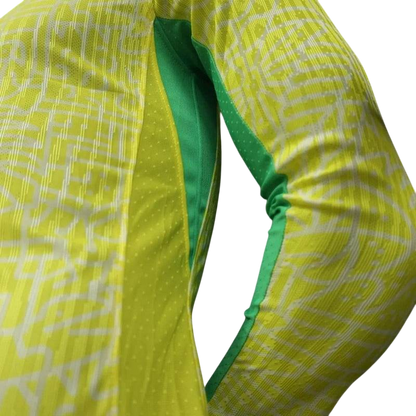 Player Version Brazil 2024 Copa Home Authentic Long Sleeve Jersey - ZHÓRN