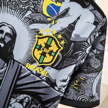2024-25 Brazil Special Black Soccer Jersey - ZHÓRN