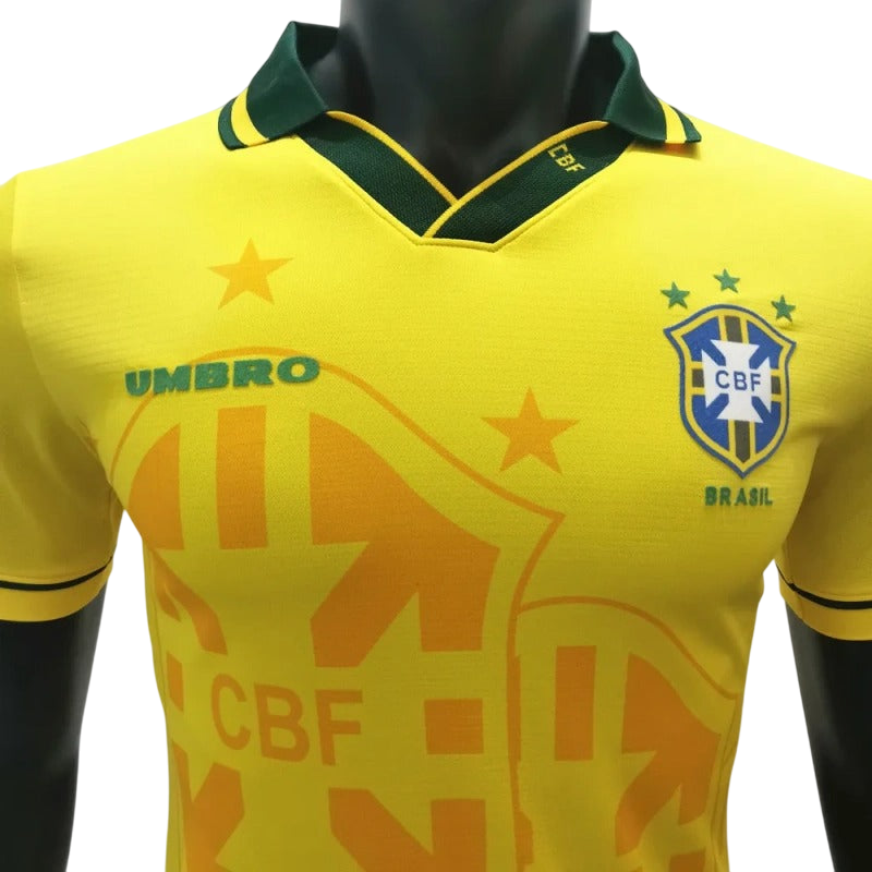 Brazil 1994 World Cup Home Retro Jersey